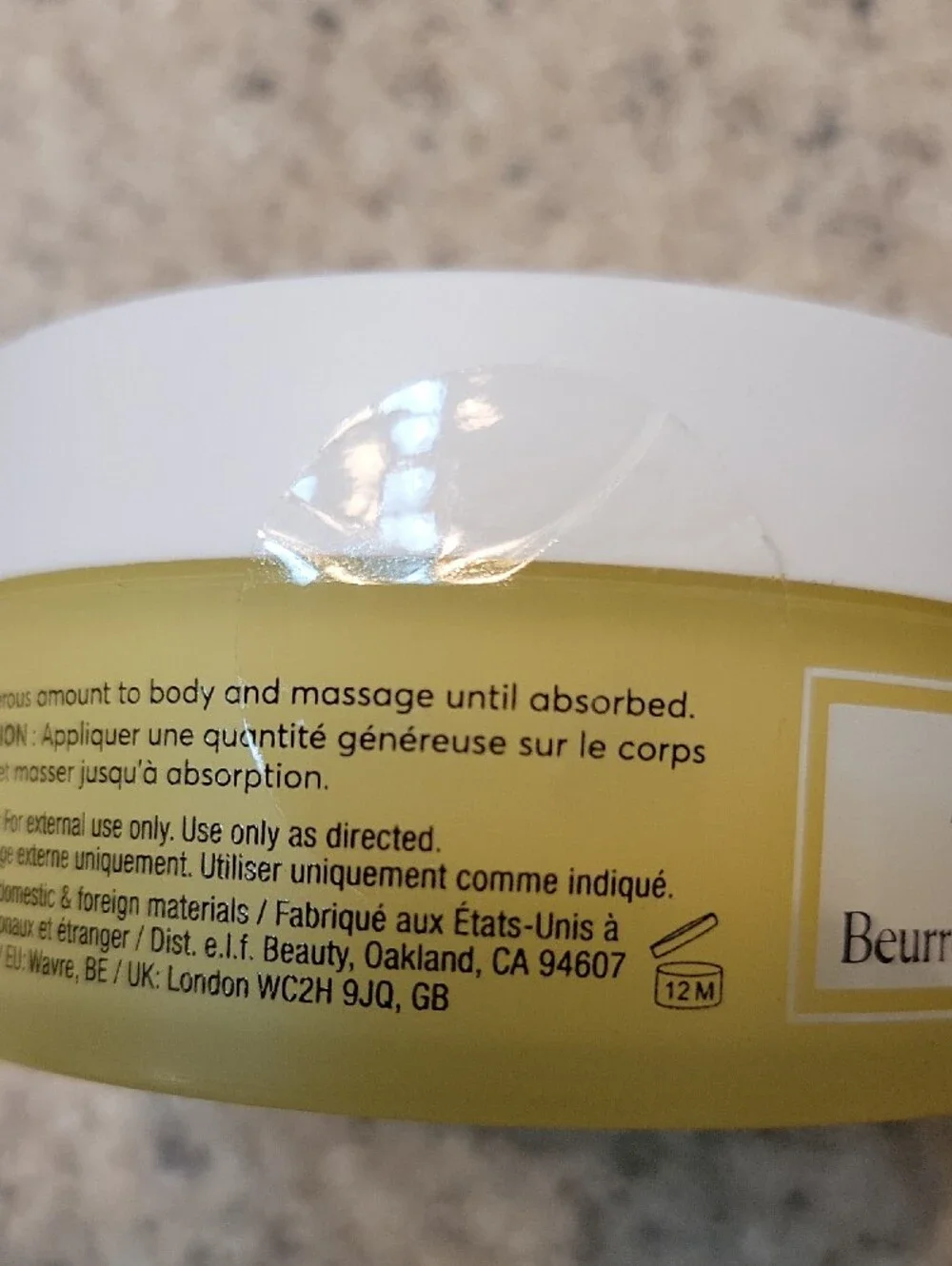 Naturium The Glow Getter Multi-Oil Body Butter — Yellow
